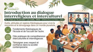 Introduction au dialogue interreligieux et interculturel | Année 26-27